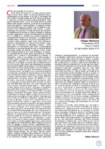 Editoriale Focus Sarco Agosto 26