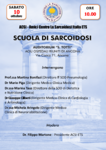 Locandina Scuola di Sarcoidosi Ancona 2026